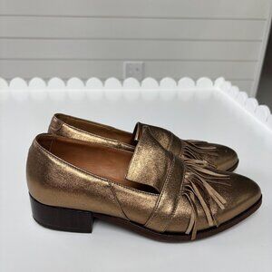 Billy Reid Gold Loafer